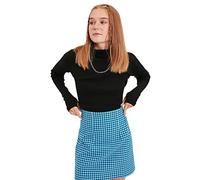 Trendyol Women Slim fit Basic Turtleneck Knitted Blouse Schwarz