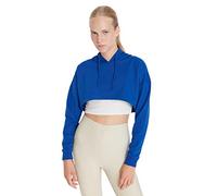 Trendyol Women Sportswear Regular Basic Hood Knit Sweatshirt Royal Blue