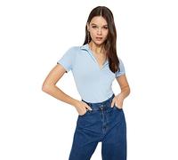 Trendyol Women Straight Zipper detailed Thin Knitted Bodysuit
