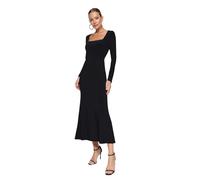 Trendyol Women's TWOAW24EL00613 Dress, Black, XS