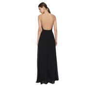 Trendyol Women's Detailed Evening & Graduation Dress, Black, 38 UK