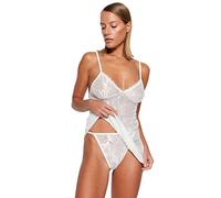 Trendyol Women's Ecru Negligee Plain, S