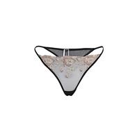Trendyol Women's Floral Laced Plus Size Panties Underpants, Black, 4XL