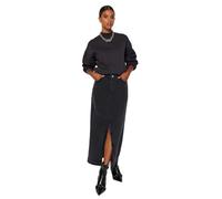 TRENDYOL Women's line Denim Skir Skirt, Black, 18