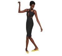 Trendyol Women's Midi Bodycon Regular Dress, Black, 36 UK