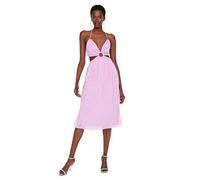 Trendyol Women's Midi Skater Regular Dress, Lila, 34 UK