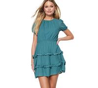 Trendyol Women's Mini Skater Regular Dress, Mint, 38 UK