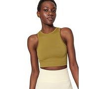 Trendyol Women's Sportswear Crop Halterneck Knit Sports Bra, Opaque, Navy Blue, X Small