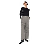 Trendyol Women's Straight Long Sleeve Slim Blouse, Black, Large