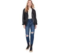 Trendyol Women's Trendyol Woman Mom Jeans, Navy Blue, 34 UK
