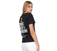 Trendyol Women's Woman Regular fit Basic Crew Neck Knit T-Shirt, Black, S