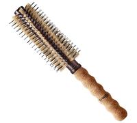 TRENFI Professional Boar & Nylon Bristle Brush | Extra-Large Barrel for Rapid Blowouts | Perfect-Control Ergonomic Cork Handle | Sweeping Volume & Liquid Shine for Long, Thick & Coarse Hair