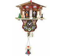 Trenkle Black Forest Clock Swiss House Weather House TU 807 S