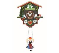 Trenkle Kuckulino Black Forest Clock Swiss House with quartz movement and cuckoo chime TU 2014 SQ