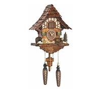 Trenkle Quartz Cuckoo Clock Black Forest house with music TU 4201 QM