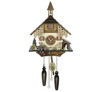 Trenkle Quartz Cuckoo Clock Black forest house with music TU 4236 QM