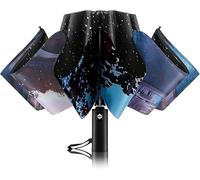 Trenovo Inverted Umbrella with Windproof Double Vented Canopy, Reflective Stripe, Auto-open & Close