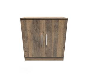 Trent 2 Door Cabinet In Vintage Oak (Ready Assembled)