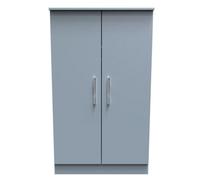 Trent 2 Door Midi Robe In Denim (Ready Assembled)