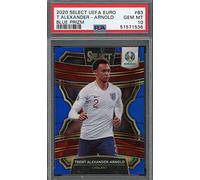 Trent Alexander Arnold 2020 Select UEFA Euro Blue Prizm Card #83 PSA 10/225