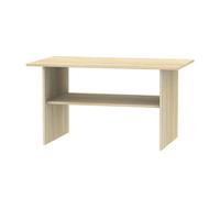 Trent Coffee Table In White & Bardolino Oak (Ready Assembled)
