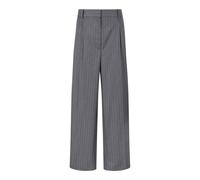 Trent Cropped Trouser - female - Anine Bing - Wide Trousers - Gray - M - Trousers M