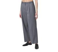 Trent Cropped Trouser, female, Anine Bing, Wide Trousers, Gray, S, Trousers S