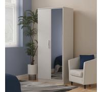 Trent Double Mirror Wardrobe In Grey Matt (Ready Assembled)