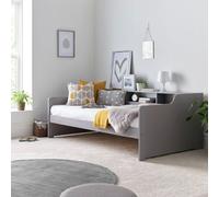 Trent Wooden Guest Single Bed Rest Relax Grey Single