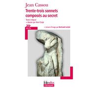 Trente-trois sonnets composés au secret (Folioplus classiques)