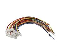 TRENTSNOOK 10PCS 26AWG JST XH-2.54 2P 3P 4P 5P 6P 7P 8P 9P 10Pin XH2.54 Pitch 2.54mm Male Plug Wire Cable Connector with Cables 30cm Length (Color : 8Pin 10Pcs)