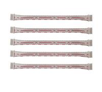 TRENTSNOOK 10Pcs Length 20CM 26AWG Micro JST PH 2.0 Pitch 2.0mm 5 PIN Female to Female Jack Double Head Terminals Cable Wire Connector