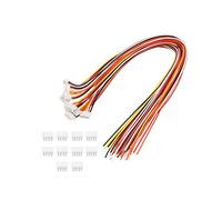 TRENTSNOOK 10Sets 2/3/4/5/6/7/8/9/10-Pin Micro JST PH-2.0 Connector Male Female Plug With Wires Cables Socket Connectors 300MM 26AWG (Color : 5pin)