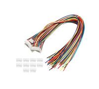 TRENTSNOOK 10Sets 2/3/4/5/6/7/8/9/10-Pin Micro JST PH-2.0 Connector Male Female Plug With Wires Cables Socket Connectors 300MM 26AWG (Color : 7pin)
