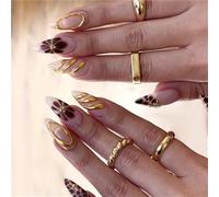 TRENTSNOOK 24pcs Semi-Handmade Fake Nails for Fall and Winter, Brown Leopard Print Press on nails,Everyday life or parties, dates can be any combination of beautiful fingertip ornaments(GZ-10-71)