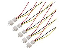 TRENTSNOOK 5 Sets of JST 2.0 PH Male and Female Connector Spacing 2.0 Mm 2/3/4/5/6 Pin Plug with Terminal Wire and Cable Socket 200MM 26AWG (Color : 2Pin)