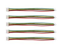 TRENTSNOOK Micro JST 1.25 mm 4 Pin Single Female Plug Connector with Wire Cables Length 10 cm 15 cm 20 cm 30 cm (Color : 10 CM, Package : 10 Pcs)