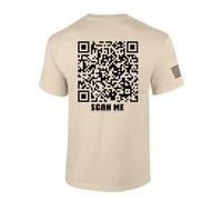 Trenz Shirt Company You are A Gift to This World Christian QR Code Short-Sleeve T-Shirt, Sand, 3XL