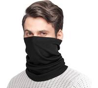 Trenzeo Fleece Neck Warmer Snood Thermal Snoods for Men and Women Thick Winter Cold Weather Knitted Circle Scarf for Cycling Motorcycling Skiing Outdoor Sports