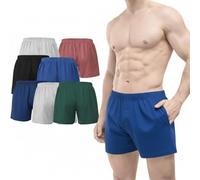 Trenzeo Men’s Boxer Shorts 6-Pack Loose Fit Cotton Underwear For Men with Button Fly - Breathable & Comfortable Men’s Boxers Multipack (UK, Alpha, 3XL, Regular, Regular, Assorted Colors)
