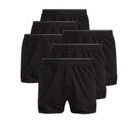 Trenzeo Men’s Boxer Shorts 6-Pack - Soft Cotton Underwear for Men, Loose Fit with Button Fly Breathable & Comfortable Men’s Boxers Multipack (UK, Alpha, 4XL, Regular, Regular, Mes's, Black)