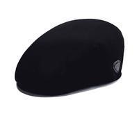 Trenzeo Newsboy Cap, Adjustable Flat Hat, One Size Adjustable & Foldable Ivy Cap,Stylish & Comfortable for All Season (UK, Alpha, One Size, Black, Pack of one)
