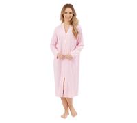 Trenzeo Women Waffle Dressing Gown Soft Cotton Robe Luxury Bathrobe Sleepwear Spa Hotel Essentials Clothing Lightweight Ladies Loungewear with Zip Pockets