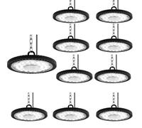 treoir 200W LED UFO High Bay Light Industrial Lamp,20000LM UFO LED Workshop Lamp,IP65 Waterproof LED Indoor Spotlight 6500K LED Warehouse Lighting with Cold White for Garage,Factory,Halls(10pcs,200W)