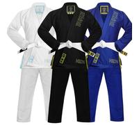 Trepace Initial BJJ Gi Adults Lightweight IBJJF Brazilian Jiu Jitsu Gi Kimono for Men & Women Includes Pants & White Belt Training & Competitions, Tear Resistance Uniforms Designed (Black, A5)