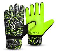 Trepace SPORTS Football Goalkeeper Gloves For Boys Kids Youth Children Soccer Goalie Goalkeeping Glove with Grip Palms (Yellow, 6)
