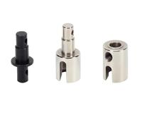 TREPMEUN 45 steel Center Outdrive Set 11 * 16MM/12.9 * 25.2MM for 1-10 for Losi for Ba-ja for Rey&for Ham-mer for Rey U4 RC car Upgrded part(Silver)