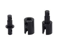 TREPMEUN 45 steel Center Outdrive Set 11 * 16MM/12.9 * 25.2MM for 1-10 for Losi for Ba-ja for Rey&for Ham-mer for Rey U4 RC car Upgrded part(Schwarz)