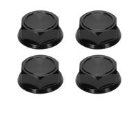 TREPMEUN For RCA-WD Aluminum Wheel Nut 24mm for Arr-ma 1/5 8S for BLX for Kra-ton for Out-cast for RTR&EXB Roller hopups upgrade parts(Schwarz)