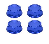 TREPMEUN For RCA-WD Aluminum Wheel Nut 24mm for Arr-ma 1/5 8S for BLX for Kra-ton for Out-cast for RTR&EXB Roller hopups upgrade parts(Blau)